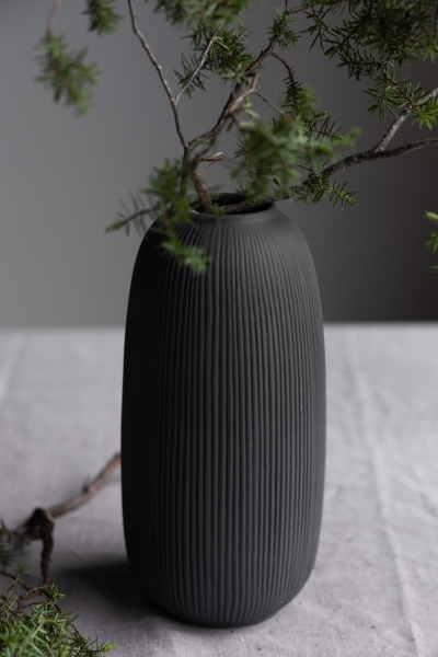 Vase Aby anthrazit